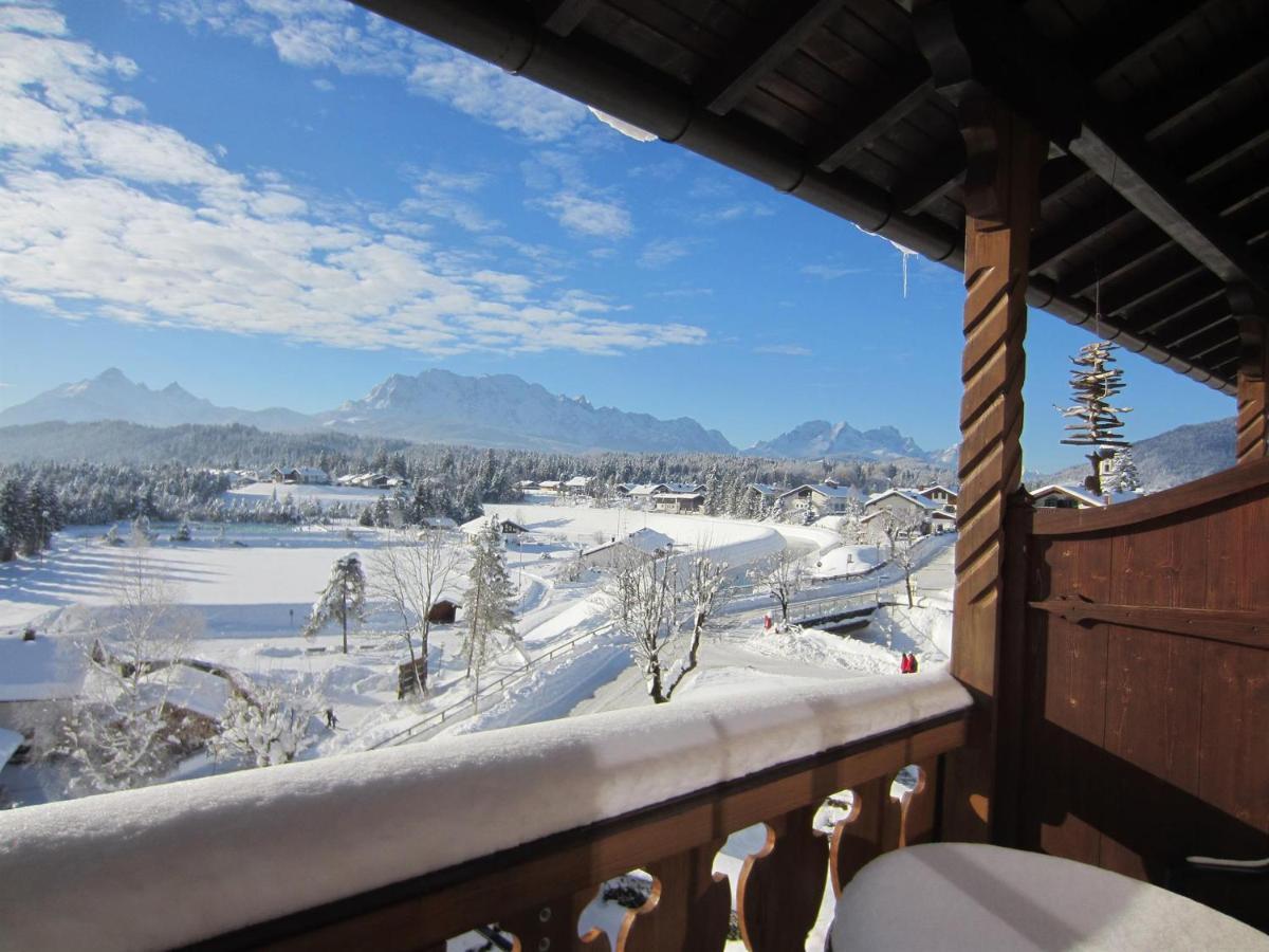 Haus Abendsonne Familie Druxes Appartement Krün Buitenkant foto