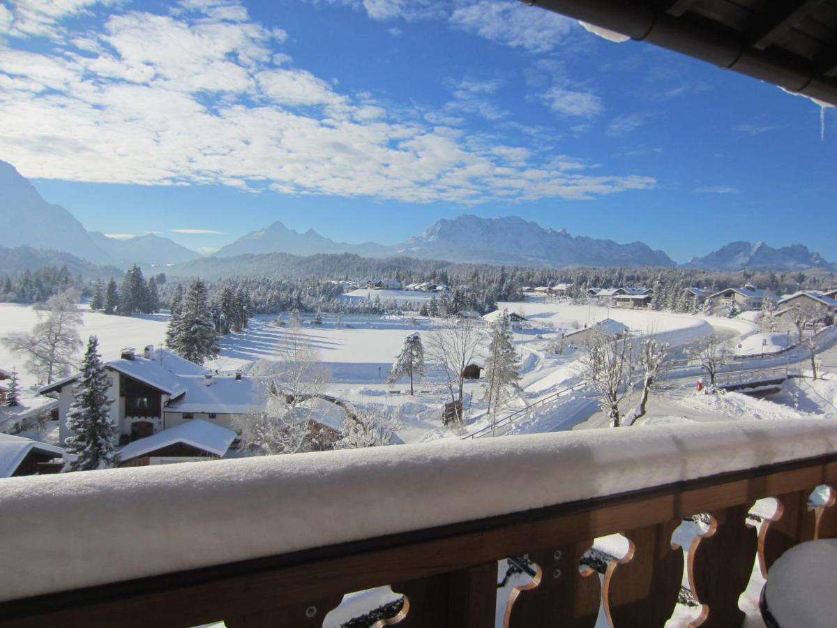 Haus Abendsonne Familie Druxes Appartement Krün Buitenkant foto